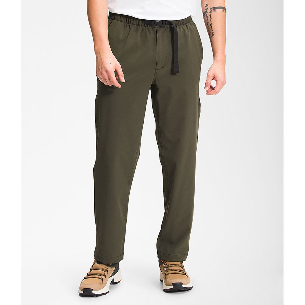 The North Face Pants Mens Australia - The North Face Tech Easy Green (YIG-306928)